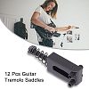Alloy & Plastic Guitar Bridge Saddle with Spring Screws AJEW-FG0001-86-5