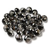 Electroplate Glass Beads EGLA-Z004-01B-12-1