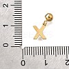 304 Stainless Steel Rhinstone Pendant STAS-H202-50G-X-3