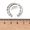 Brass Cuff Open Rings RJEW-F215-04P-4
