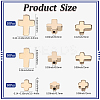 120Pcs 3 Sizes Electroplated Synthetic Non-magnetic Hematite Beads Sets G-SC0003-44-2