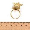 304 Stainless Steel Cuff Open Rings for Women SA-CBAF36C-09G-3