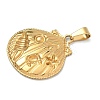 304 Stainless Steel Pendants STAS-F336-13G-01-2