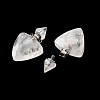 Natural Mixed Stone Perfume Bottle Pendants G-L623-10P-3