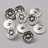 1-Hole Alloy Shank Buttons BUTT-WH0020-22A-2