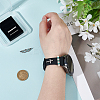 1Pc Cross Shape Zinc Alloy with Rhinestone Watch Band Studs FIND-AR0006-58-3