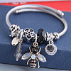 Adjustable Stainless Steel European Bangles FS-WGCF4A6-02-1