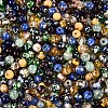 Picasso Baking Paint Glass Seed Beads SEED-N007-35-3
