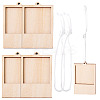 Wooden Mini Hanging Photo Frame for Children DIY-TA0012-93A-1