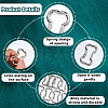 10Pcs Zinc Alloy Rock Climbing Carabiners FIND-SC0021-33-6