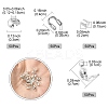200Pcs 4 Style DIY Jewelry Making Findings Kit KK-YW0002-17-2