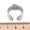304 Stainless Steel Cuff Ring Components SA-CBA82C8-03A-P-3