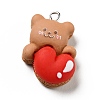 Opaque Resin Pendants RESI-G043-F01-2