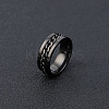 304 Stainless Steel Rotatable Chain Finger Rings for Men FS-WG60CA3-38-1