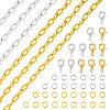 DIY Iron Cable Chains Necklaces/Bracelets Making Kits DIY-TA0011-77-3