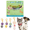 12Pcs 4 Styles Pet Supplies HJEW-DR00007-1
