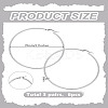 3 Pairs 304 Stainless Steel Ring Hoop Earrings EJEW-LP0001-04-2