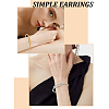 4Pcs 2 Colors 304 Stainless Steel Twist Round Cuff Bangles BJEW-LP0001-01-4