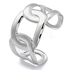 304 Stainless Steel Cuff Bangles for Women BJEW-B108-09P-4