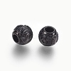 316 Surgical Stainless Steel European Beads STAS-F195-128B-09-2