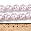 Electroplated Shell Pearl Beads Strands BSHE-G041-16mm-06-2