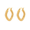 304 Stainless Steel Hoop Earrings for Women KF1532-1