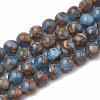 Natural Chalcedony Beads Strands G-S333-8mm-014C-1