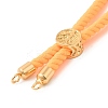 Twisted Nylon Cord Silder Bracelets DIY-B066-03G-12-2