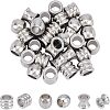 70Pcs 7 Style 201 Stainless Steel European Beads OPDL-UN0001-05-1