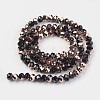 Electroplate Opaque Glass Beads Strands LS-EGLA-A034-P6mm-N01-2