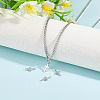 4Pcs Rhodium Plated 925 Sterling Silver Cross Charms FIND-GO0002-62A-5