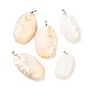 Natural Freshwater Shell Big Pendants BSHE-Z003-40P-1
