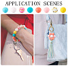 80Pcs 8 Colors Silicone Beads SIL-TA0002-37-8
