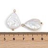 Natural Freshwater Pearl Keshi Pearl Pendants STAS-D378-06A-G-3