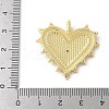 Brass Micro Pave Cubic Zirconia Pendants X-KK-P294-15G-3
