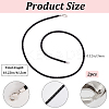 2Pcs Braided Round Leather Cord Necklace Making NJEW-BBC0001-19A-01-2
