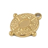 Ion Plating(IP) 304 Stainless Steel Rack Plating Pendant Cabochon Settings STAS-U019-13G-2
