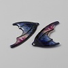 Translucent Resin Glitter Powder Pendants X1-RESI-TAC0018-18E-2