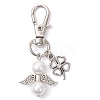Angel Shell Pearl Pendant Decorations HJEW-JM02555-1