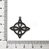 Ion Plating(IP) 304 Stainless Steel Pendants STAS-P330-03B-3