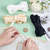 30 Yards 3 Colors Flat Nylon Fold Over Elastic Band OCOR-PH0005-38-3