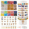DIY Evil Eye Bracelet Making Kit DIY-TA0004-42-1