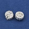 Brass Pave Cubic Zirconia Multi-strand Links ZIRC-F145-06S-01-2