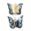 Transparent Resin Pendants PALLOY-K011-02G-02-1