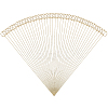 40Pcs Ring Shaped Steel Wire Name Card Clip Holder AJEW-CN0006-50-7