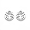 Non-Tarnish 201 Stainless Steel Pendants STAS-D231-04P-2