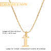 1pc 304 Stainless Steel Letter Pendant Necklaces NJEW-LP0001-38I-G-2