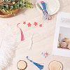 20Pcs Transparent Blank Acrylic Bookmarks Kits DIY-CP0012-45-3