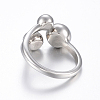 Tarnish Resistant 304 Stainless Steel Finger Rings RJEW-H125-12G-18mm-3