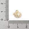 Brass Micro Pave Cubic Zirconia Charms KK-M326-20A-G-3
